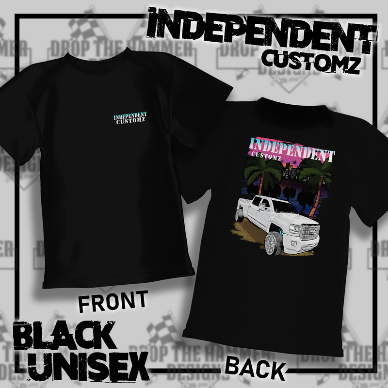 INDEPENDENT CUSTOMZ TEE - WHITE GMC